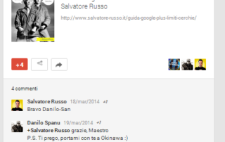 commenti google plus