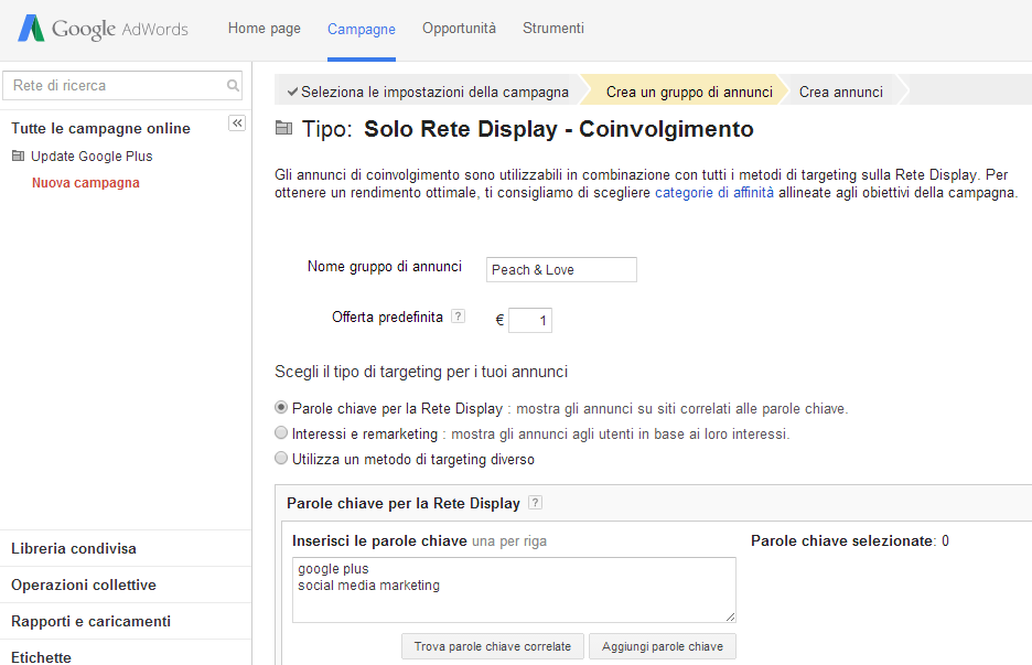 post ads adwords