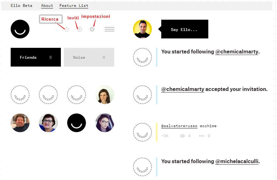 ello home-page